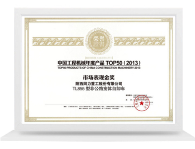 TL855市场表现金奖